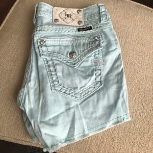 Light blue Miss Me cargo